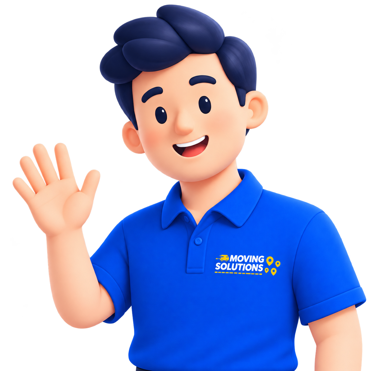 Asesor Moving Solutions saludando